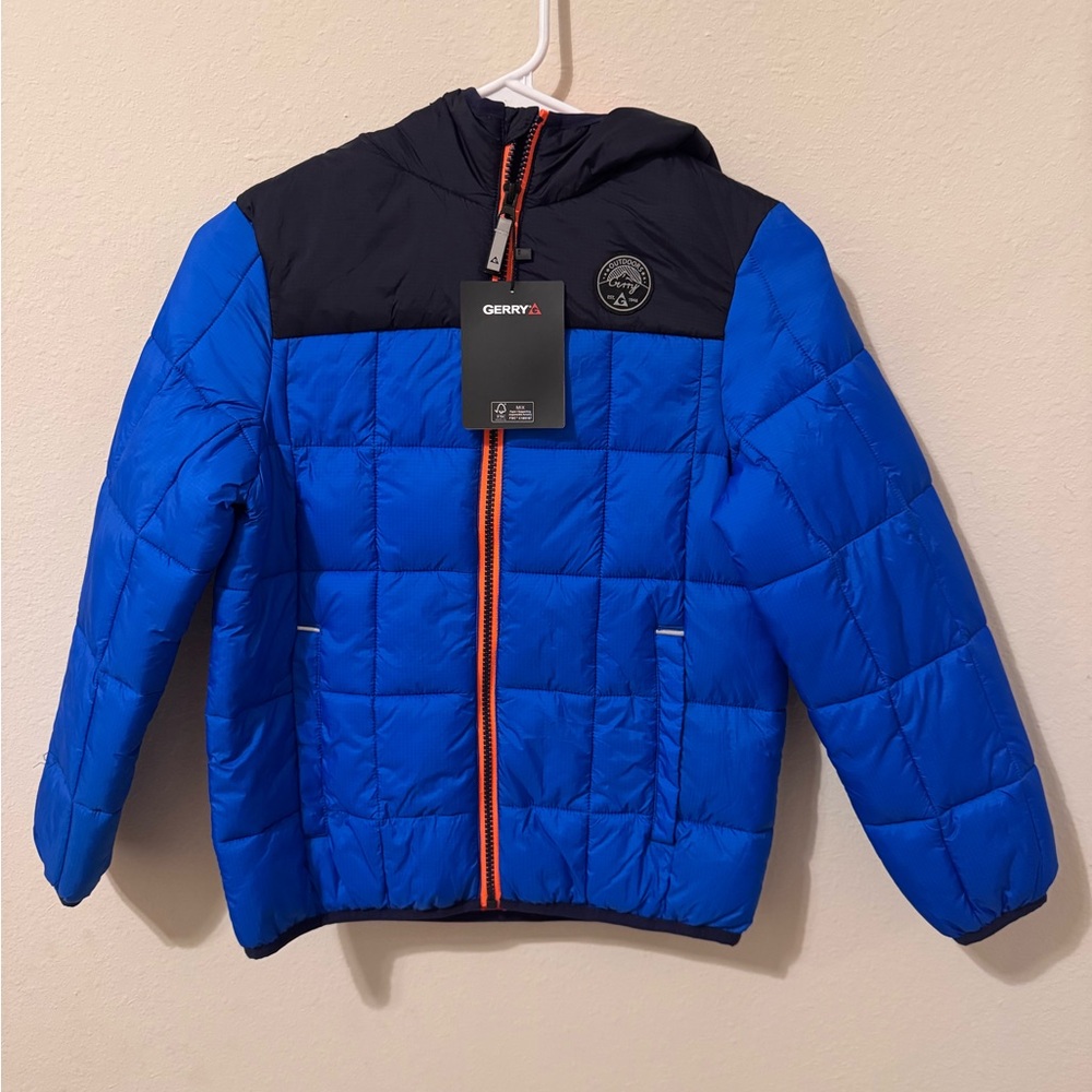 Gerry Weber Ocean and Black Puffer Jacket